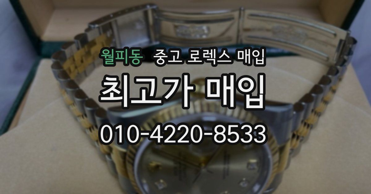 월피동 중고 로렉스 매입