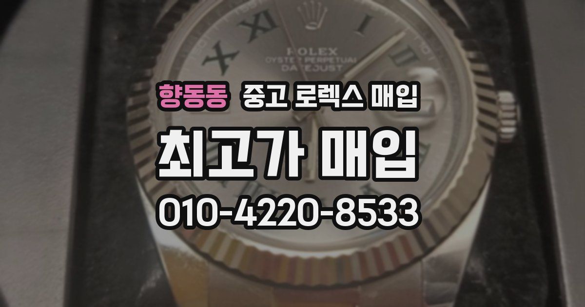 향동동 중고 로렉스 매입