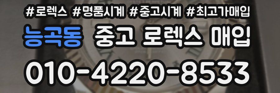 능곡동 중고 로렉스 매입