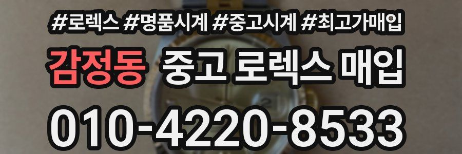 감정동 중고 로렉스 매입