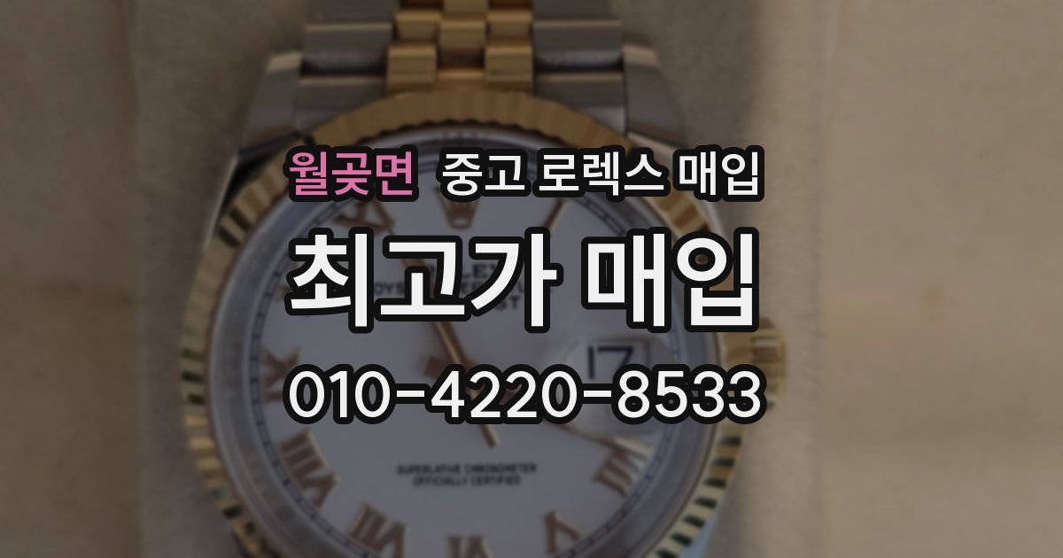 월곶면 중고 로렉스 매입