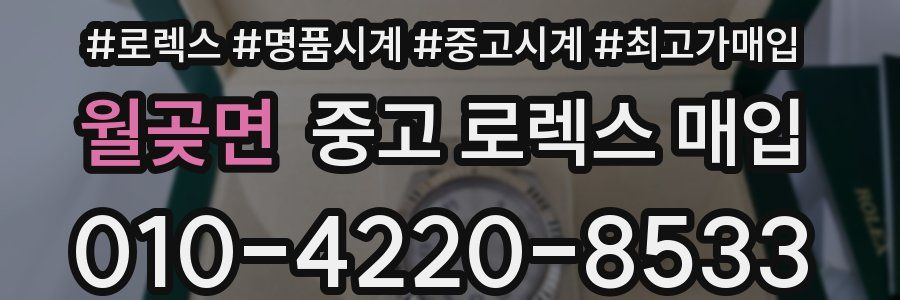 월곶면 중고 로렉스 매입