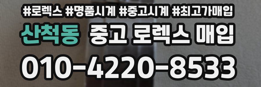 산척동 중고 로렉스 매입