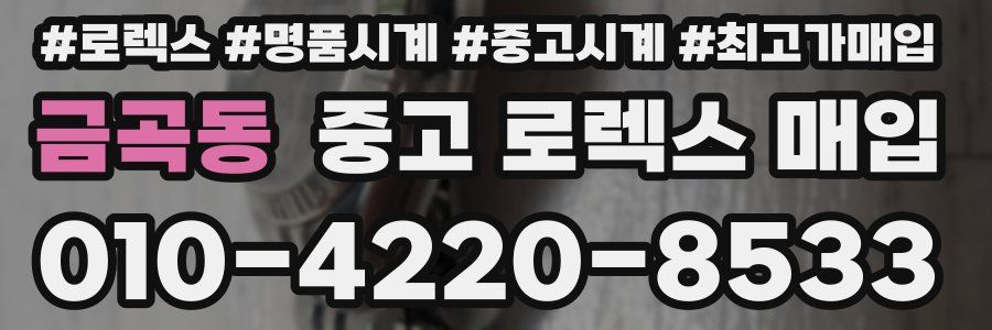 금곡동 중고 로렉스 매입