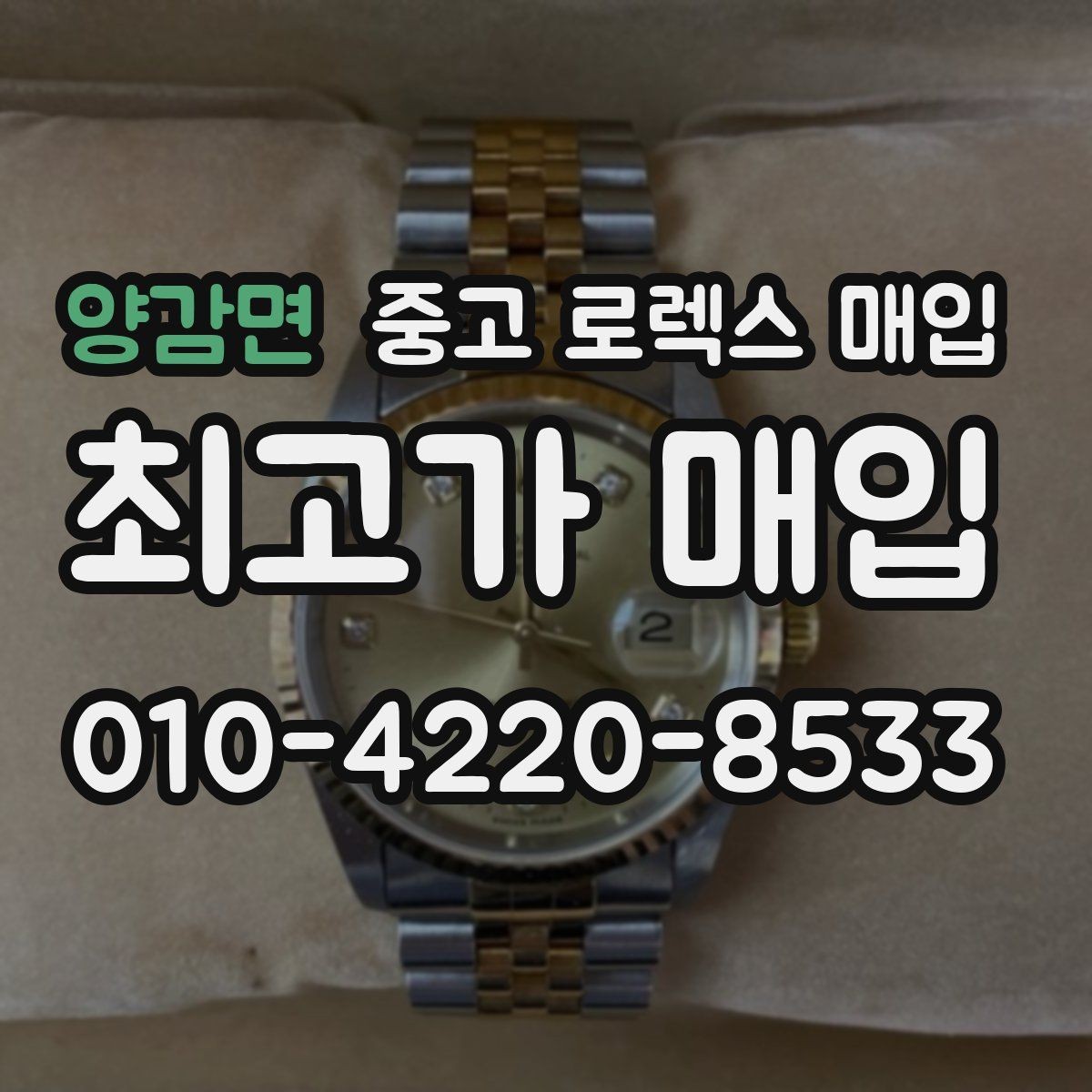 양감면 중고 로렉스 매입 요트마스터 감정 체크 포인트