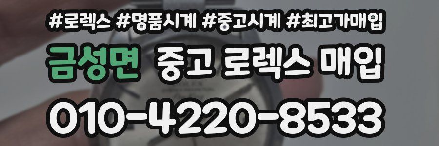 금성면 중고 로렉스 매입
