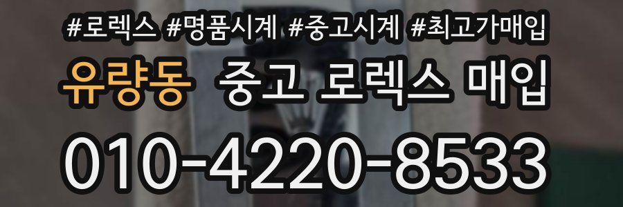 유량동 중고 로렉스 매입