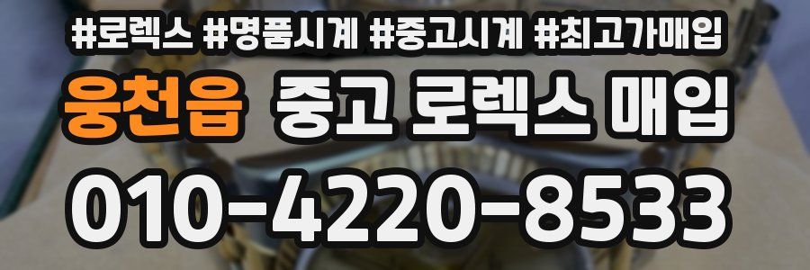 웅천읍 중고 로렉스 매입
