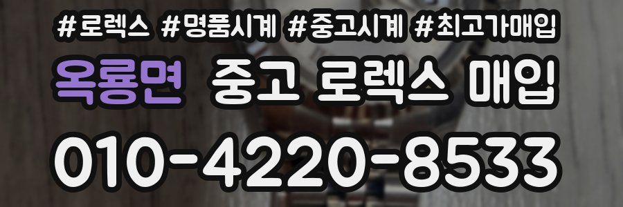 옥룡면 중고 로렉스 매입