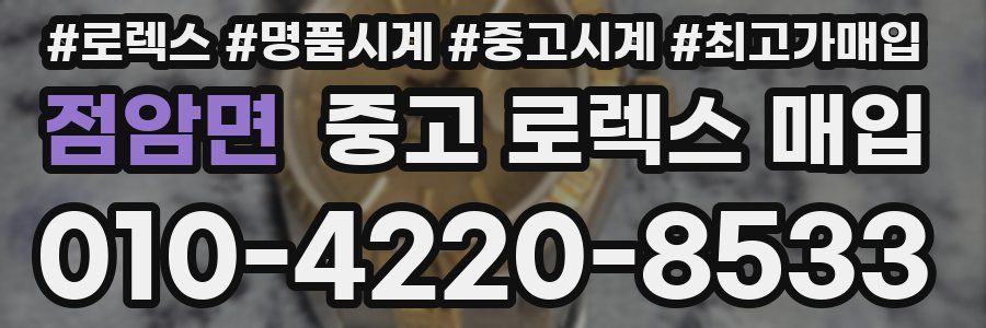 점암면 중고 로렉스 매입