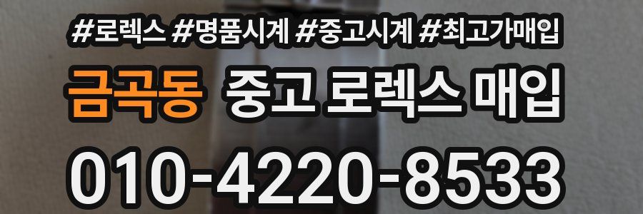 금곡동 중고 로렉스 매입