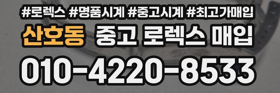 산호동 중고 로렉스 매입