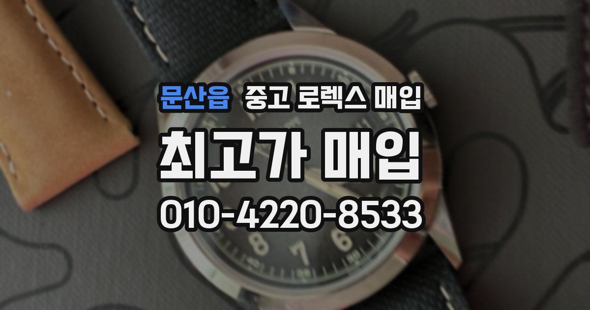 문산읍 중고 로렉스 매입