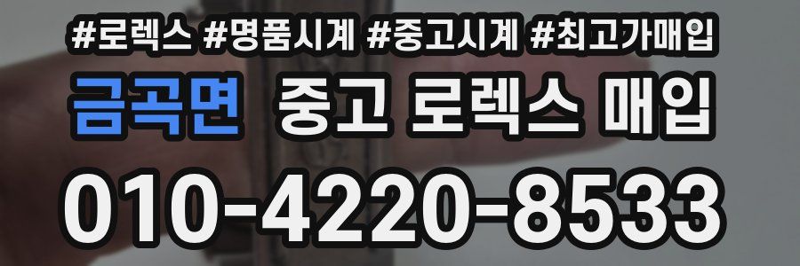 금곡면 중고 로렉스 매입