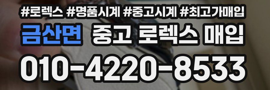 금산면 중고 로렉스 매입