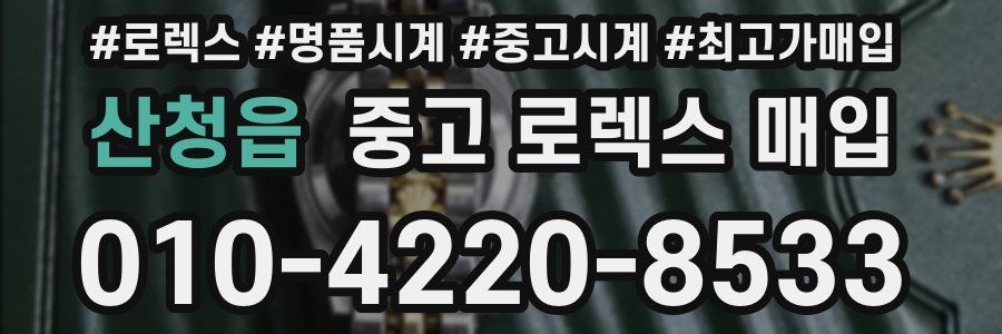 산청읍 중고 로렉스 매입