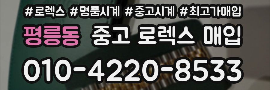 평릉동 중고 로렉스 매입