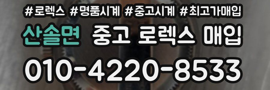 산솔면 중고 로렉스 매입