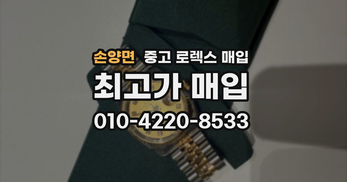 손양면 중고 로렉스 매입