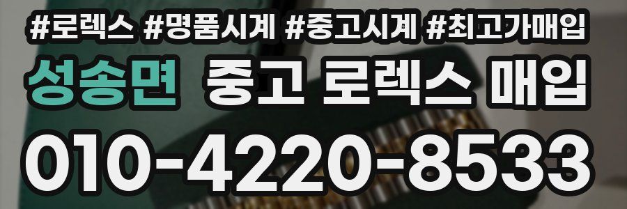 성송면 중고 로렉스 매입