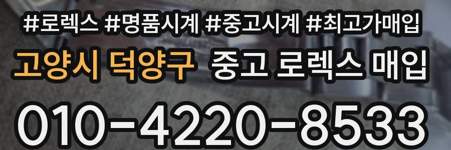 고양시 덕양구 중고 로렉스 매입