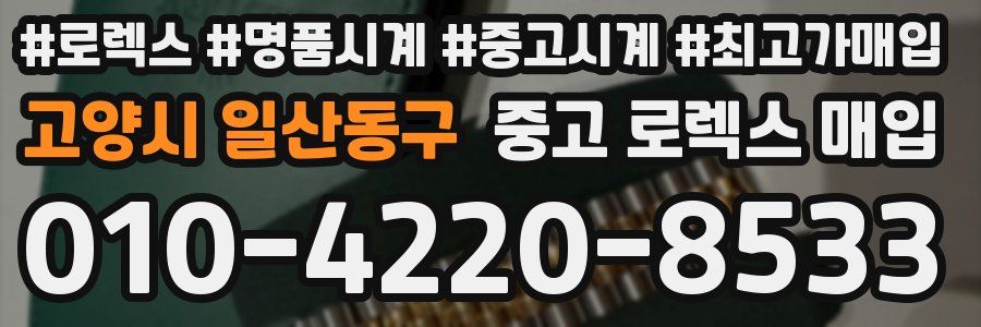 고양시 일산동구 중고 로렉스 매입