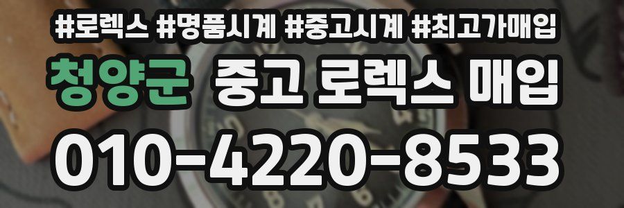 청양군 중고 로렉스 매입