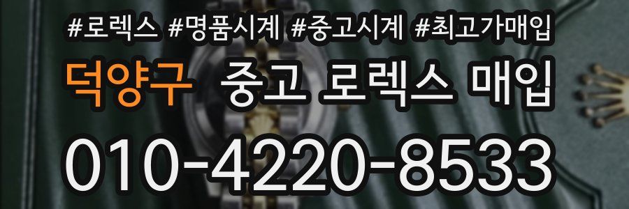덕양구 중고 로렉스 매입