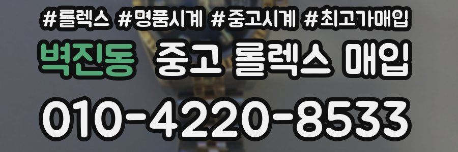 벽진동 중고 롤렉스 매입