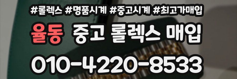 율동 중고 롤렉스 매입