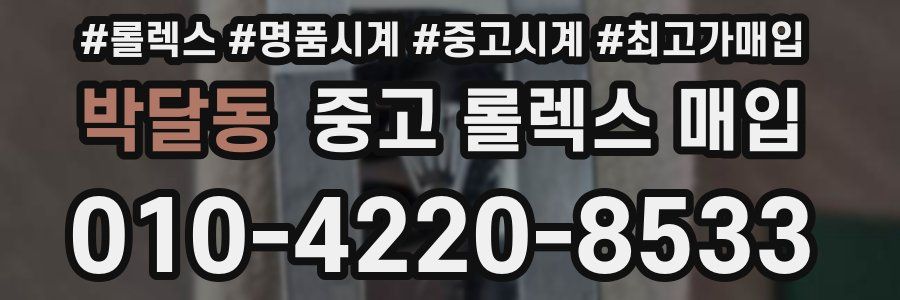 박달동 중고 롤렉스 매입