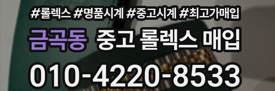 금곡동 중고 롤렉스 매입