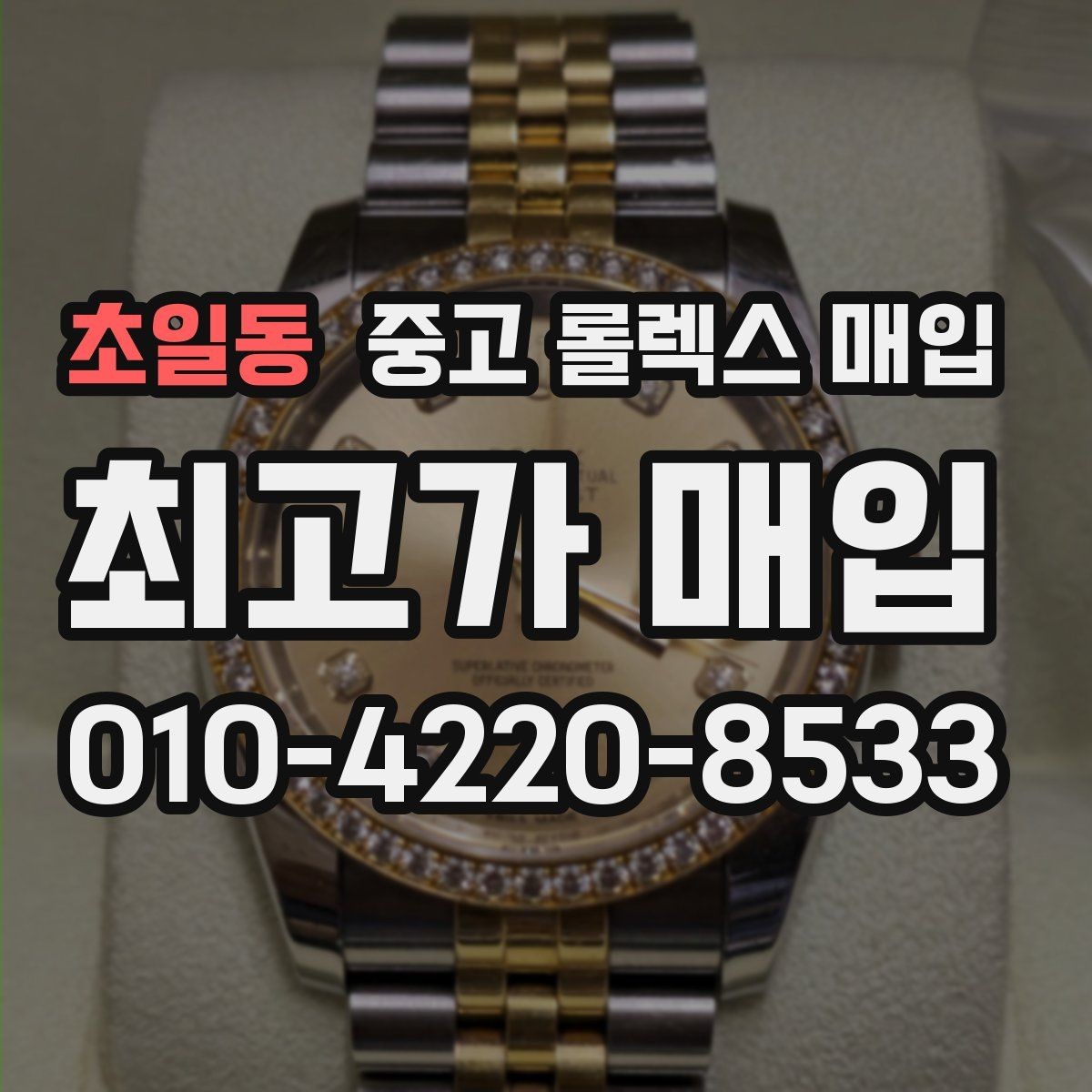 초일동 중고 롤렉스 매입 베젤 인서트 교체가 가격을 좌우할까