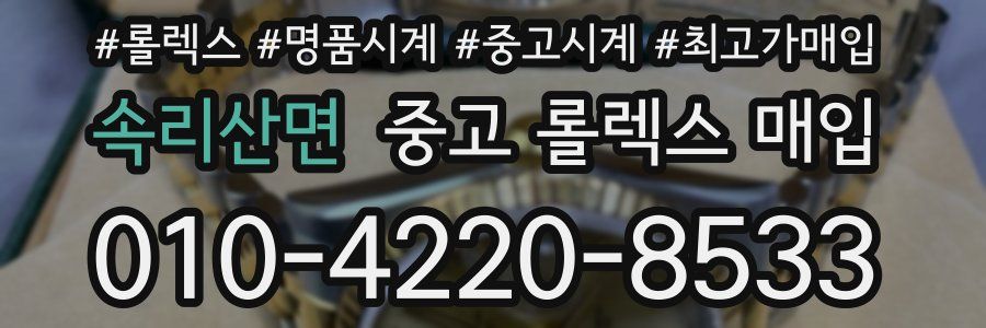 속리산면 중고 롤렉스 매입