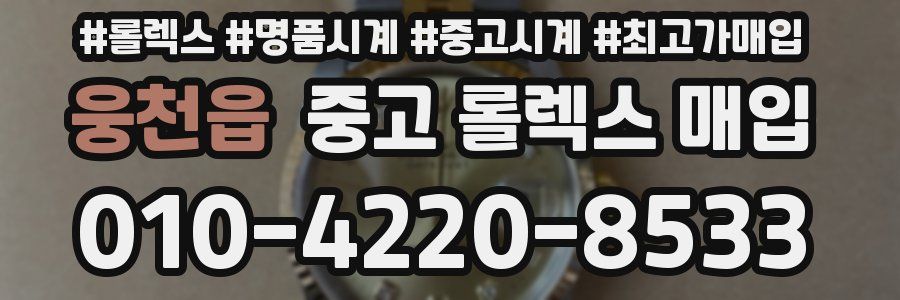 웅천읍 중고 롤렉스 매입