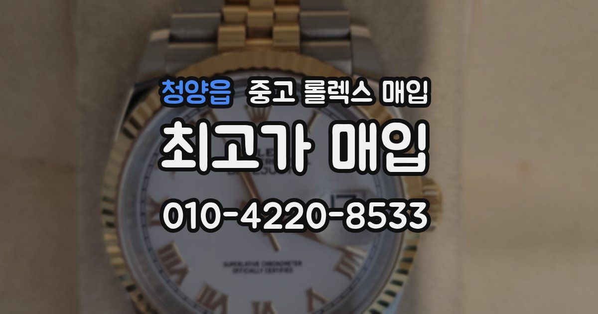 청양읍 중고 롤렉스 매입