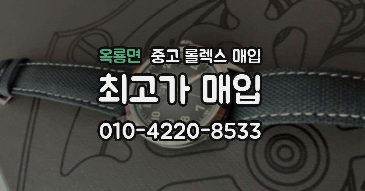 옥룡면 중고 롤렉스 매입