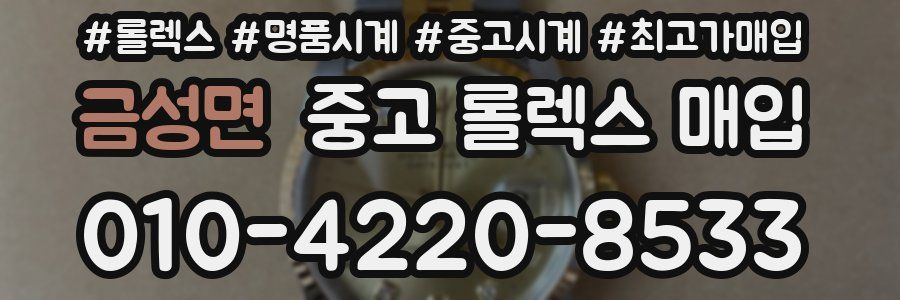 금성면 중고 롤렉스 매입