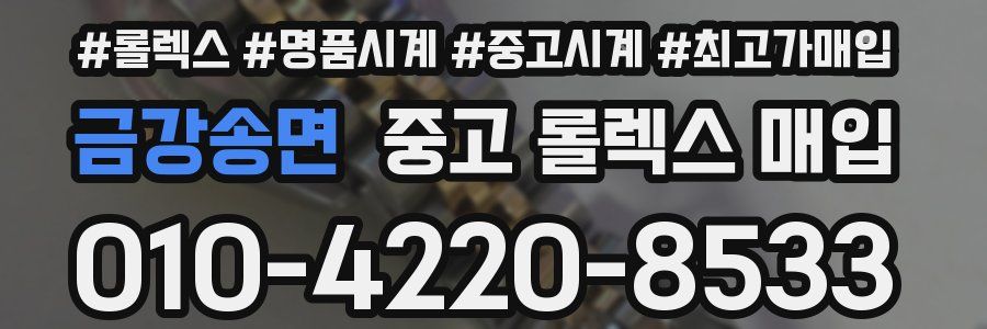 금강송면 중고 롤렉스 매입