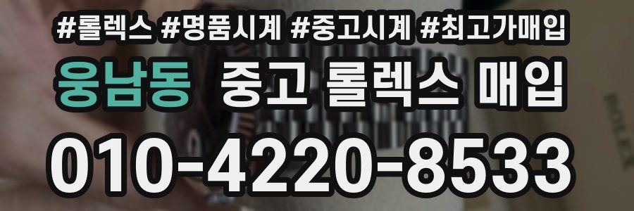 웅남동 중고 롤렉스 매입
