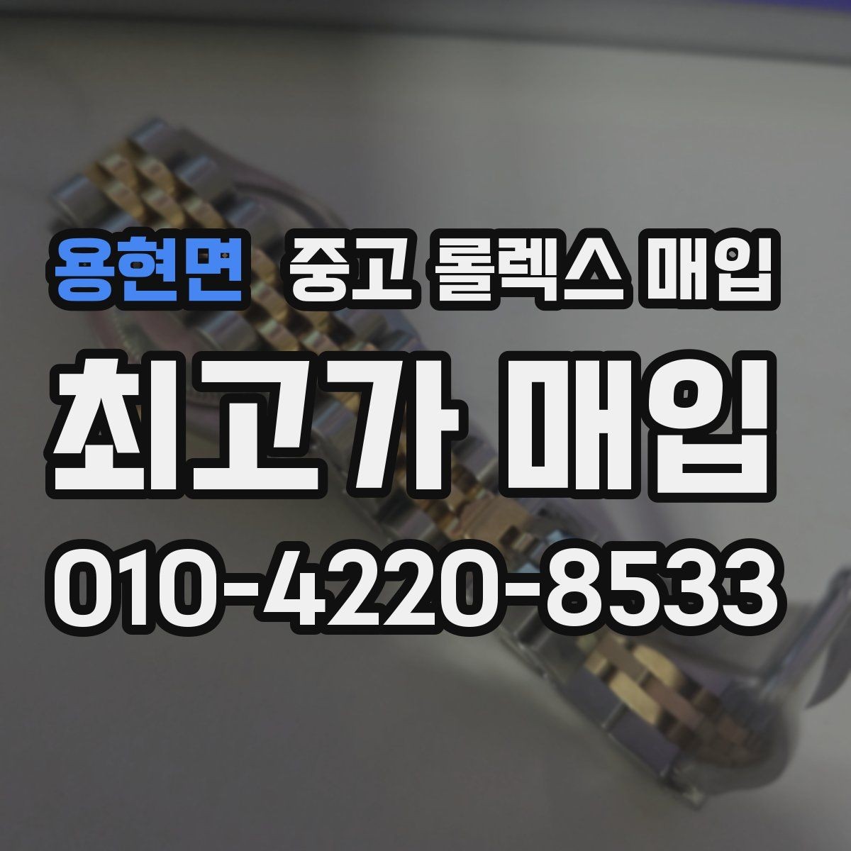 용현면 중고 롤렉스 매입 신속 견적을 위한 사진 6장 가이드