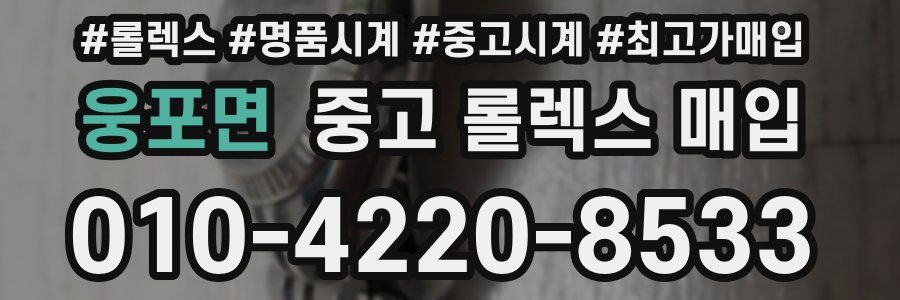 웅포면 중고 롤렉스 매입