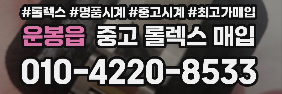 운봉읍 중고 롤렉스 매입