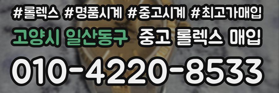 고양시 일산동구 중고 롤렉스 매입