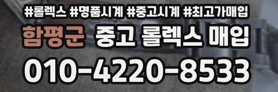 함평군 중고 롤렉스 매입