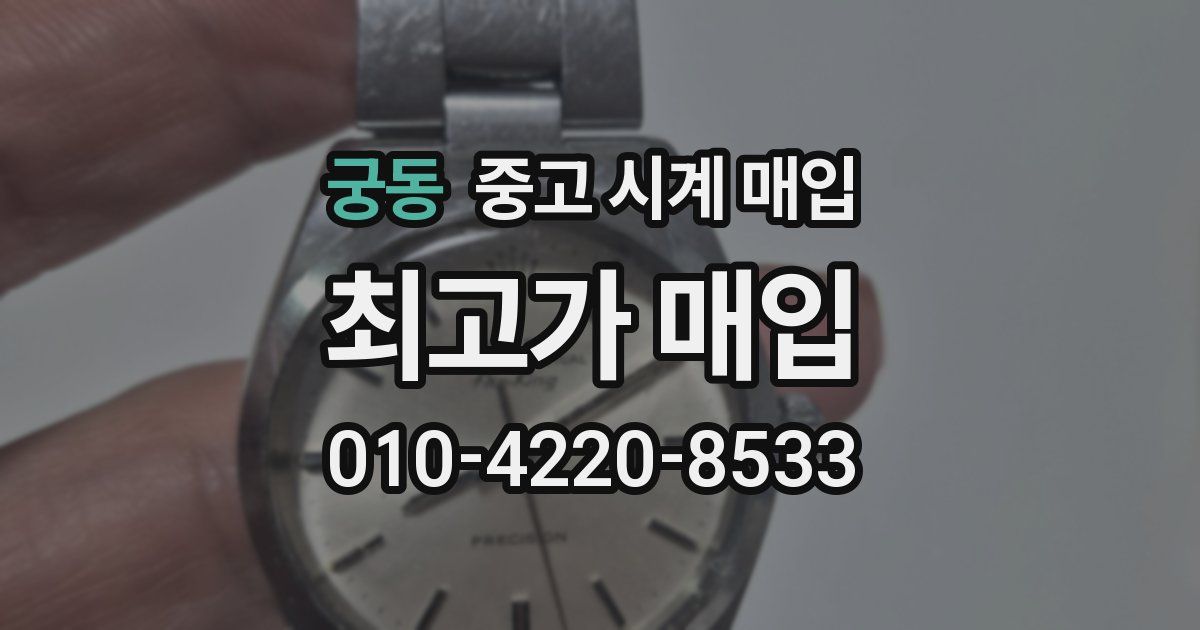 궁동 중고 시계 매입