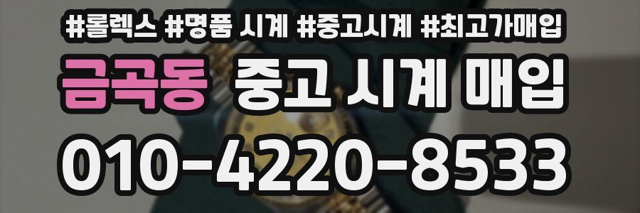 금곡동 중고 시계 매입