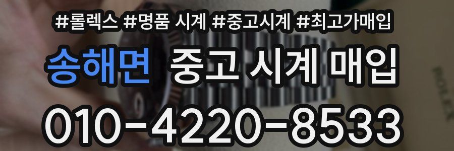 송해면 중고 시계 매입