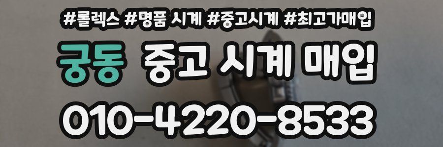 궁동 중고 시계 매입