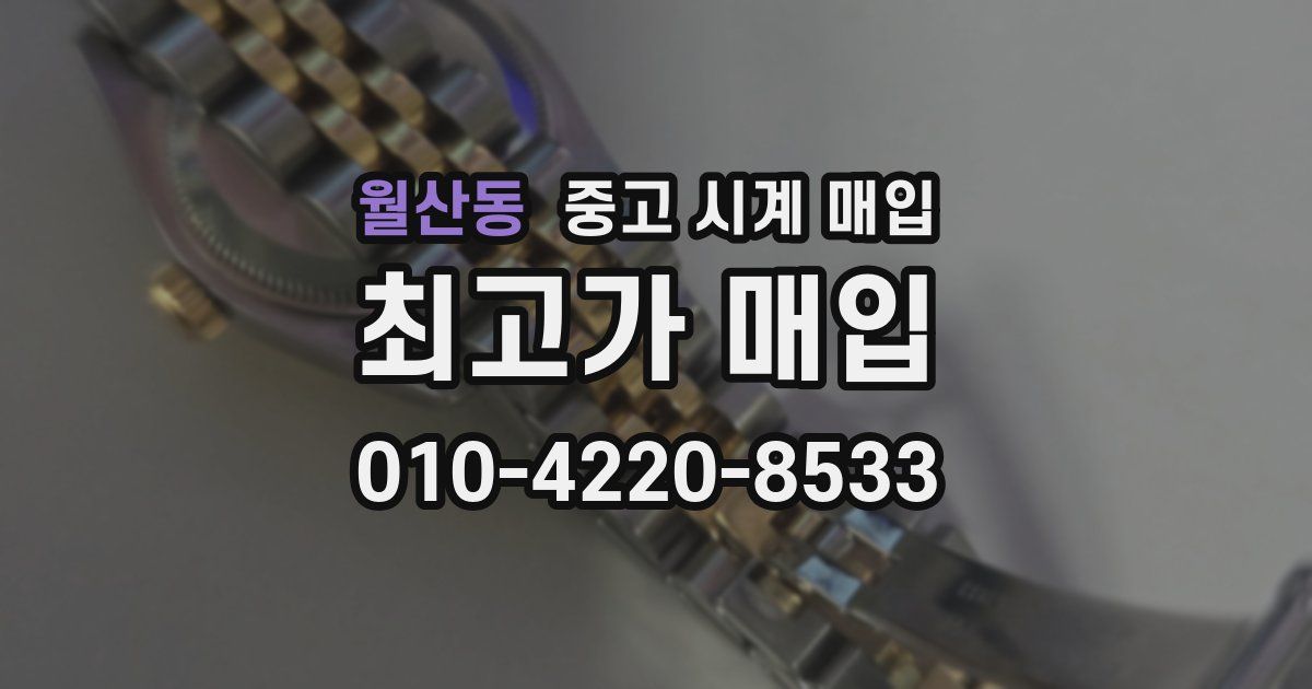 월산동 중고 시계 매입
